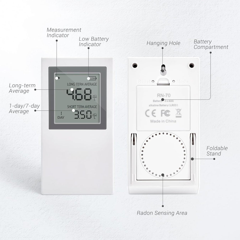 Basic & Reliable Radon Detector